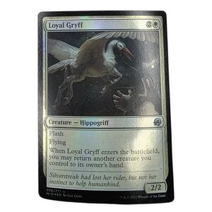 🎇Holographic Loyal Gryff Magic: The Gathering Trading Card